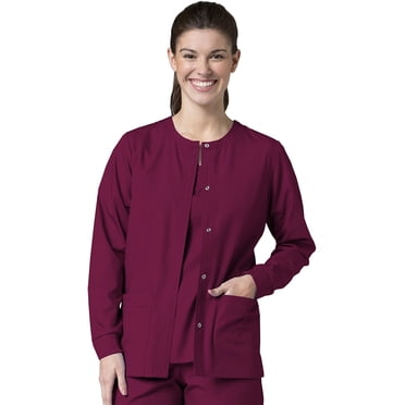 Red Panda Veste d'Uniforme Unie d'Échauffement pour Femmes, Rouge