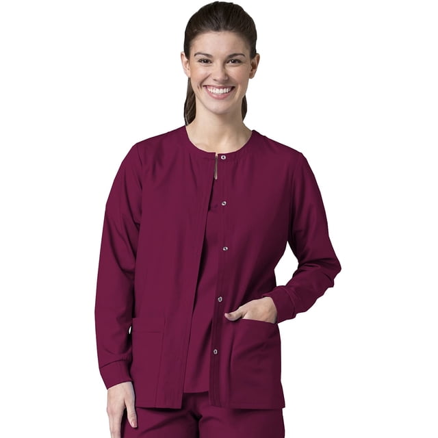 Red Panda Veste d'Uniforme Unie d'Échauffement pour Femmes, Rouge