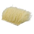 thumbnail image 2 of JUNWELL 1 Yard Dyed Ostrich Feather Fringe Trim Ribbon Embellishment Cream, 2 of 8