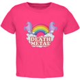 thumbnail image 1 of Death Metal Rainbow Unicorns Toddler T Shirt, 1 of 1