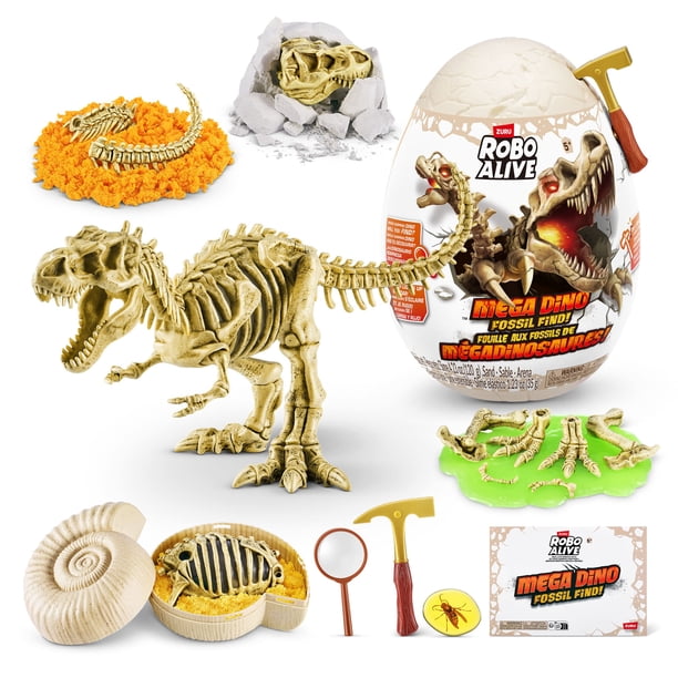 【dino】TRUE計10ml Robo Alive Mega-Dino Fossil Find by ZURU Boys 4-8 Dig and Discover