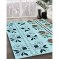 thumbnail image 3 of Ahgly Company Machine Washable Indoor Rectangle Transitional Green Area Rugs, 4' x 6', 3 of 7