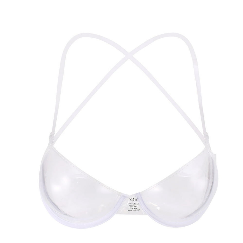 EASTIN Strapless Bras Transparent Clear Bra Invisible Strap Plastic Bra Disposable Underwear Bra
