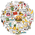 thumbnail image 1 of Motivational Stickers Funny Stickers Animal Stickers Kids Stickers Toy for Suitcases Laptops, 1 of 5