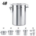 thumbnail image 2 of Coofit Food Storage Container Sealed Stainless Steel Airtight Canister for Tea Coffee, 2 of 8