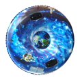 thumbnail image 4 of Siruishop Inflatable Snow Tube Snow Sled 43.3" Cold Resistant Sleigh Christmas Snow Sledge Dark Blue, 4 of 8