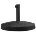 thumbnail image 1 of Gymax 49 lbs Round Resin Patio Umbrella Base Stand Holder w/ Adjustable Knob, 1 of 10