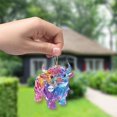 thumbnail image 3 of SUNSIOM Animal Hanging Ornament Dog Cat Cattle Keychain Car Rear View Mirror Charms Backpack Pendant Valentine's Day Birthday Present, 3 of 9