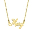 thumbnail image 1 of KISPER 18K Gold Plated Stainless Steel Personalized Name Pendant Necklace, 1 of 36