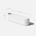 thumbnail image 3 of Veradek Demi Series Window Box 36" Plastic-Stone Planter - (White/2 Pack), 3 of 9