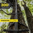 thumbnail image 3 of Hawk Traction Climbing Stick, 20' Tree Climbing Ladder Hunting Gear, 3 of 12