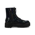 thumbnail image 3 of Unique Bargains Women's Round Toe Platform Lace Up Combat Ankle Boots, 3 of 8
