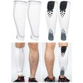 thumbnail image 2 of Basketball Football Calf Brace Portable Leg Support Sleeve Running Equipment Portable Soccer Jogging Fitness Compression Sock Protector Accessory White L, 2 of 8