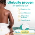 thumbnail image 3 of Baby Wipes Pampers Sensitive, Clinically Proven, Fragrance Free, Water Based, Hypoallergenic Baby Wipes, 336 Baby Wipes Total (4X Flip-Top Packs), 3 of 17