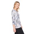 thumbnail image 4 of Iyla Women's 3/4 Sleeve Hacci Top, 4 of 6