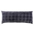 thumbnail image 1 of Black Plaid Body Pillow, 1 of 1