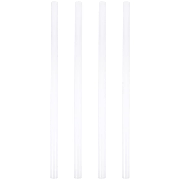 4pcs PVC Transparent Pipes Hard Water Pipes Round Tubing Transparent Tubes