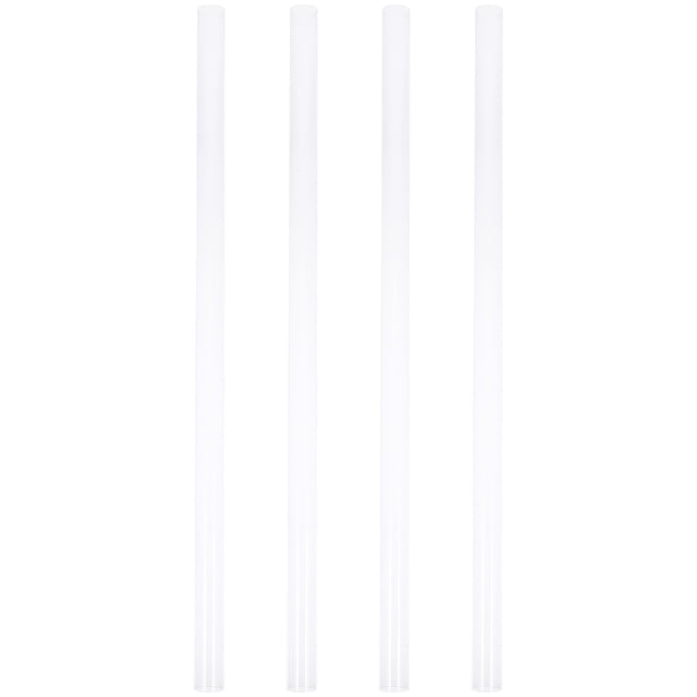 4pcs PVC Transparent Pipes Hard Water Pipes Round Tubing Transparent Tubes