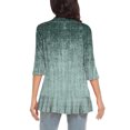 thumbnail image 4 of TIMIFIS Women's Casual Long Sleeve Open Front Lightweight Drape Cardigans-Green-7-XXLFall, 4 of 6
