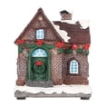 thumbnail image 2 of LED Lighted Christmas Village House Vintage Exquisite Landscaping Christmas House Home Decor Presents, 2 of 7