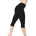 thumbnail image 2 of Innerwin Bottoms Solid Color Ladies Loungewear Summer Skinny Lounge Pants Black 3XL, 2 of 3