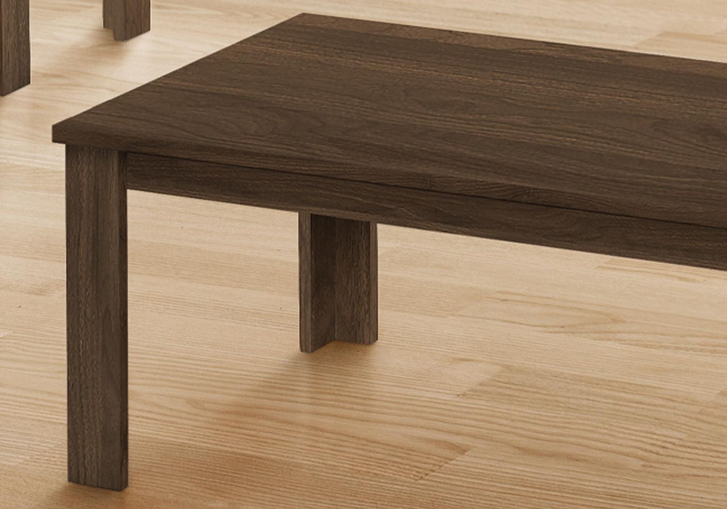 Monarch Specialties Ensemble De Table, Ensemble 3pcs, Café, Bout, Côté, Accent, Salon, Stratifié, Noyer, Transitionnel