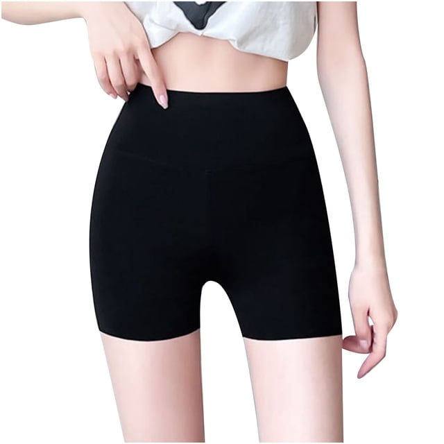 AherBiu Short Legging Moulant Extensible Taille Haute pour Femme, Grand
