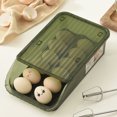 thumbnail image 3 of Boîte de Rangement en Plastique d'Oeufs en Plastique Rouleau Automatique Transparent Épaissi Récipient de Rangement d'Oeufs Rainurés pour la Cuisine de Réfrigérateur, 3 of 5