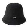 thumbnail image 1 of Women Bucket Hat Metal Decoration Solid Color Ear Protection Hat Faux Mink Velvet Anti Deformation Adjustable Rope Cap for Holiday, 1 of 10