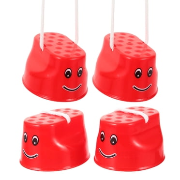 Miangastore 2 Paires d'Échasses pour Enfants Jouet d'Entraînement Sensoriel Jouets Accessoires de Jeu Extérieurs