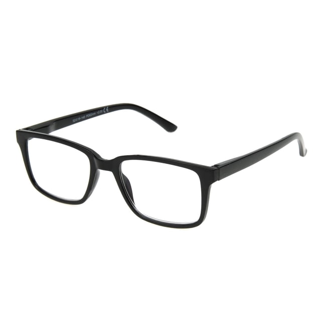 Lunettes de lecture rectangulaires noires de Foster Grant