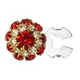 thumbnail image 2 of JJKBVCLO Rhinestone Button Covers Crystal Buttons For Clothing Detachable Shirt Button Clips Buttons Jewelry Button Snaps With Pliers For Dress Suit Tux Shirt Accessories 1pc, 2 of 3