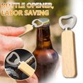 thumbnail image 1 of LSLJS Ouvre-Bouteille de Bière Poignée en Bois Massif Acier Inoxydable 420 Ouvre-Bouteille Durable, Ouvre-Bouteilles, 1 of 9