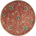 thumbnail image 1 of HomeRoots 352892 Tapis Rond en Laine Couleur Terre de Sienne 5 Pi 6 Po, 1 of 2