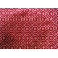 thumbnail image 4 of oneOone Cotton Silk Red Fabric Geometric Bandhani Craft Projects Decor Fabric Printed By The Yard 42 Inch Wide, 4 of 4