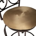 thumbnail image 2 of Tabouret de comptoir à dossier plissé Trent, 2 of 7