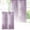 F, variant on Elegant Lace Window Curtain for Living Room and Bedroom French Style Semi Lace Drapery with Curtain Rod Hole Polyester Fabric Light Filtering Home Curtain