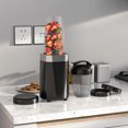 thumbnail image 3 of Gymax 1000W Powerful Blender w/ 6 Stainless Steel Blades & 2 Tritan BPA-free Cups (24 Oz & 12 Oz), 3 of 10