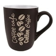 thumbnail image 3 of Tasse mainstays Glaze coffee CAFÉ brun 13oz, 3 of 5