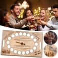 thumbnail image 2 of RYRDWP Clearance Plateau de Jeu de Roulette en Verre à Shooter en Bois – Plateau de Table à Vin de Fête Interactif avec Règles Gravées et Toupie, Taille Unique pour Rassemblements d'Adultes, 2 of 6