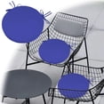 thumbnail image 2 of Coussin Rond d'Extérieur pour Chaise, Support en Polyester, Housse Amovible, Lavable à la Machine, Coussin Durable pour Mobilier de Patio pour Jardin et Terrasse, 2 of 7