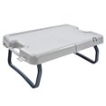 thumbnail image 2 of Table Pliante Extérieure, Structure Compacte en Plastique Verrouillage Ferme Robuste Tables de Pique-Nique Portables pour Voyage, 2 of 8