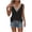 Black, variant on Lace Border V Neck Tank Leading: Sleeveless Knit Casual Leading with Textured Pattern