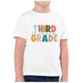 thumbnail image 1 of WEAIXIMIUNG T-Shirts pour Ados Preppy Mode pour Enfants Rentrée Scolaire Saison Imprimé Col Rond Manches Courtes T-Shirt Décontracté Haut (10), 1 of 4