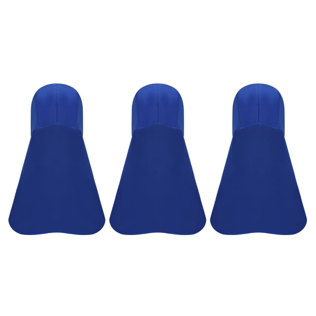 Unique Bargains Hard Hat Sun Shade, 3 Pack Neck Shade Cooling Skull Cap for Riding, Blue