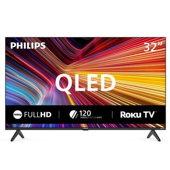 Philips 32" FHD QLED ROKU TV, 32PQF7676/F6 A