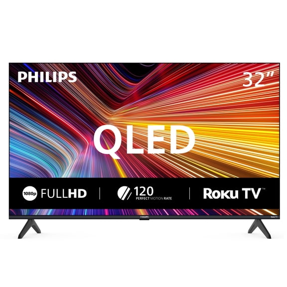 Philips Téléviseur QLED FHD 32" ROKU, 32PQF7676/F6 A