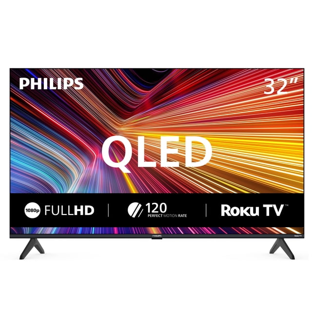 Philips 32" FHD QLED ROKU TV, 32PQF7676/F6 A