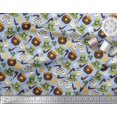 thumbnail image 3 of Soimoi Rayon Fabric Coin Pot & Cups Print Sewing Fabric Yard 42 Inch Wide, 3 of 3