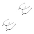 thumbnail image 3 of maskred Cheval en Alliage de Zinc Cheval Équestre Fiable pour les Hommes Argent 2Set, 3 of 6